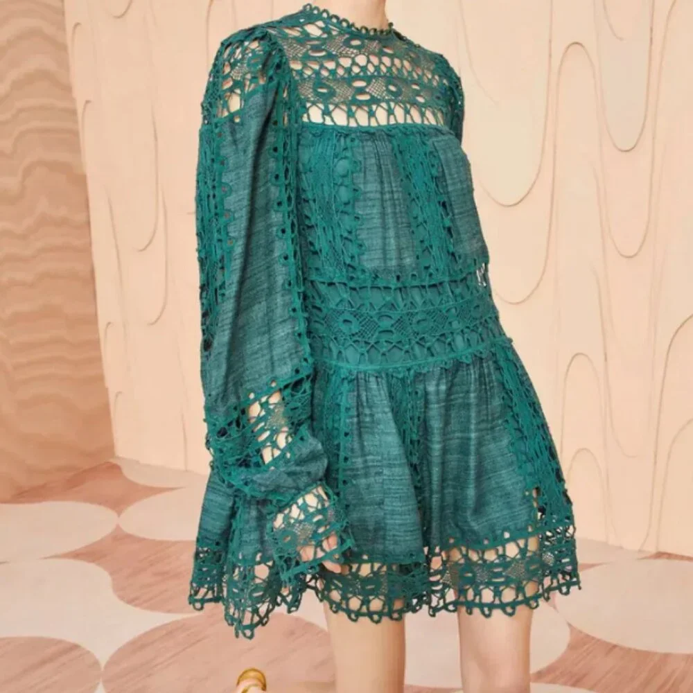 Brand New (w tags, bag + hanger) ULLA JOHNSON "Lata" Handmade Dress - Picture 16 of 16